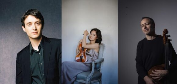 Sayaka SHOJI violon, Henri DEMARQUETTE violoncelle, Jean-Fréderic NEUBURGER piano
